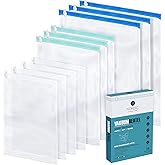 NORDIC® Vakuumbeutel zum Rollen - 10 STK. in 3 Größen - Praktische Kompressionsbeutel - Wiederverwendbar Reise - Aufbewahrung