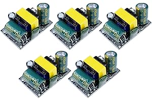 TECNOIOT 5pcs AC-DC 5V 700mA AC 220V à 5V DC 3.5W Module d'alimentation abaisseur