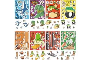 YiLianDa 8 Stück Italian Brainrot Sticker – Lustige Tier-Aufkleber mit Tralalero Tralala, Tung Tung Tung Sahur, Bombardino Crocodilo – Deko für Laptop, Fenster, Tagebuch, Skateboard, Koffer & mehr