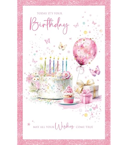 Biglietto D'auguri Con Mongolfiere E Champagne | Sorry You're Leaving | Made In UK Con Finiture In Oro