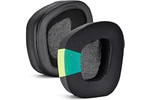 Void defean - Almohadillas de repuesto RGB compatibles con Corsair Void RGB Elite USB Premium Gaming Headset, espuma de alta densidad con cancelación de ruido (gel refrigerante negro)