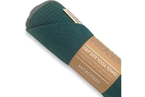 Yogabum Grip Dot Yoga Mat Towels | Non-Slip | Eco Yoga Towel