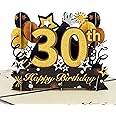 HOMANGA Happy 30th Birthday Pop Up Card, 30th Birthday Card with Note and Envelope, 30th Birthday Gifts for Husband, Wife, Men, Women, 30 Years 3D Pop Up Birthday Greeting Card 6" x 8"