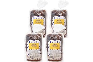B BIO BRANDS Pan KETO bajo en Carbohidratos - 28% de Proteinas, ideal para dietas altas en proteinas (Cuatro (500 g))