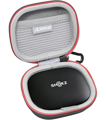 Shokz Black Carrying Case for OpenFit Pro Headphones - Compact