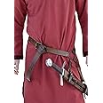 Battle-Merchant Medieval Leather Sword Belt Medieval Sword Holder with Belt LARP Show Fight Belt Various Designs