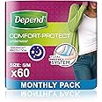 HUGGIES Depend Comfort Protect Incontinence Pants for Women, Small/Medium - 60 Pants