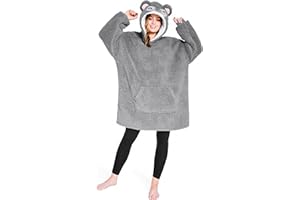 CityComfort Sudaderas Mujer con Capucha Bata Manta Forro Polar Mujer