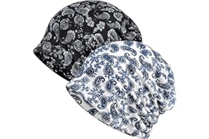 XYIYI Femmes Chapeau de Chimio Coton Bonnet Chapeau Turban Couvre-Chef Head Wraps