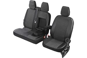 POKTER Sitzbezüge Viva passgenau geeignet für VW T6 2016-2+1- Erste Reihe (1+2) 4D-DV-VI-3M-VWT57-358