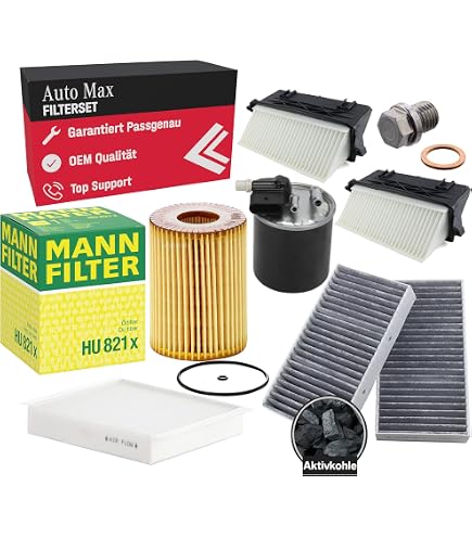 Filter Inspektionspaket Enthält Mann- Passend Für W/S204 W/S212 229.52 Mercedes öl