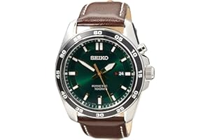 Seiko Orologio Analogico Automatico Uomo con Cinturino in Pelle