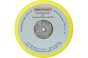 Dino KRAFTPAKET Plaque de support 150 mm pour polisseuse orbitale double action