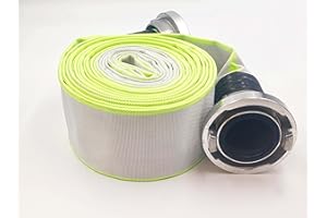 CALEIDO-CONCEPT IDEEN FÜR DEIN LEBEN B-75 | 3 Zoll | 10 Meter Schlauch mit Storz-Kupplungen Bauschlauch Industrieschlauch Flachschlauch Wasserschlauch