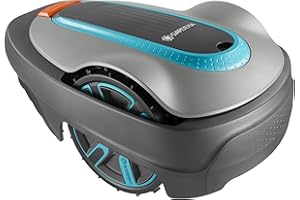 Gardena SILENO City 300: Mähroboter bis 300 m² Rasenfläche, Bluetooth-App bedienbar, Schnitthöhe 20-50 mm, LCD Display, Diebstahlschutz, inkl. Begrenzungskabel, Haken und Verbinder (15005-47)