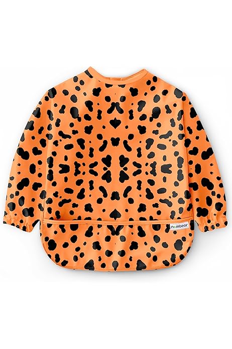 Bavaglino Con Maniche Lunghe Impermeabile - Per Svezzamento | Facile Da Pulire | Lavabile In Lavatrice - Foto 9