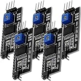 AZDelivery 5 x I2C Serial Adapter Board Module Interface för LCD Display 1602 och 2004 kompatibel med Arduino och Raspberry P