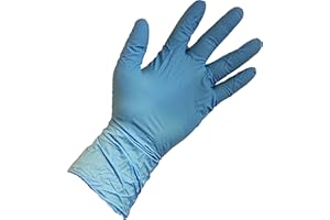 TIACARE Nitrex - Nitrile long Blue Powder Free Disposable Gloves - 100 pack (Extra Large)
