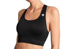 OCEANSAPART Beverly Bra Sport-BH für Damen ohne Bügel für Yoga & Fitness Rückenfrei - Nahtloses Bustier mit Racerback - Atmungsaktives, schnelltrocknendes & bequemes Sportoberteil Damen - Gr. XS-XXL