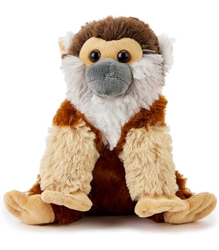 Wild Republic Plüsch Affe Kapuziner – Kuscheltier 20 Cm, Weich, Naturgetreu, Cuddlekins Serie