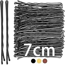 200Pcs 2.75" High Quality Metal Large Bobby Pins For Styling Thick Hair, Silver & Brown - View #2