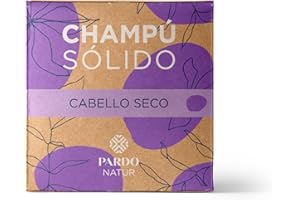 JABONES PARDO Champú Solido Cabello Seco y Encrespado. Pardo Natur. Hidratación profunda | Ingredientes naturales | 60 gr