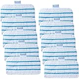 10 Pezzi Panni per Black Steam Mop Decker Scopa a Vapore, Ricambi Panno Microfibra Compatibili per FSMH1321JMD FSM1616 FSM150