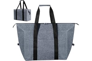 SDLDEER Kühltasche Groß Faltbar Picknicktasche Isoliertasche Lunchtasche Thermotasche Tragbar Einkaufstasche für Picknick/Camping/Ausflügen/Einkaufen/Auto
