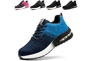 Baofular Scarpe Antinfortunistiche Uomo Donna Leggere Scarpe da Lavoro Comode Scarpe Sicurezza Antiscivolo Traspiranti