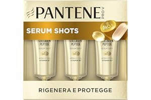 Pantene Pro-V Rigenera E Protegge Siero per Capelli Ampolle 10 x 3 x 15 ml per Capelli Deboli, Secchi e Danneggiati, Formula Nutri-Plex con Pro-V, Peptidi di Collagene, Olio di Albicocca, Vitamina B7