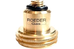 GOMET ROEDER-GAS LPG Adapter M14 ACME Tankadapter kurz für Gas