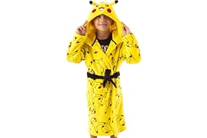 Pokemon Płaszcz kąpielowy Pikachu twarz żółty torba dziecięca szlafrok kąpielowy