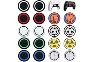 GENÉRICO 18 Grips Mando ps5 | Grips para ps4 | Funda de Mando ps5 | thumbstick ps5 | Cubre Joystick Xbox One Series X/S | Tapas Joystick ps4 | Ps5 Accesorios | Grips ps5 **
