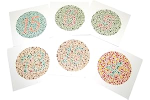 Gima 31288 Test percepcji kolorów, 15 stołów, nowe cyfry dla dorosłych