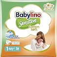 Babylino Sensitive Cotton Soft Pannolini Taglia 3 Midi (4-9kg) – 168 Pezzi, Ipoallergenici E Certificati