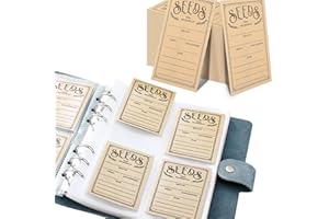 JINGEGECOME 100pc Seed Saver Envelopes - Self Sealing Seed Storage Organizers for Garden, Ideal for Every Gardener (Blue)