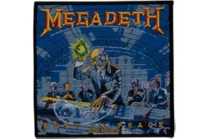 Megadeth Rust In Peace Aufnäher Patch Gewebt & Lizenziert !!