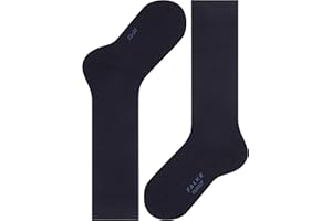 FALKE Unisex - Bambini Family calzini lunghi traspiranti cotone al ginocchio rinforzati morbidi tinta unita cuciture piatte nella zona della punta per vita quotidiana scuola 1 paio