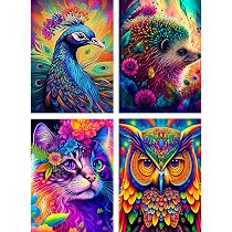 Kit Diamond Painting Panthère Noire 40x30 Cm - Peinture Diamant Adulte Grand Format