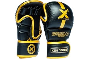 XN8 SPORTS XN8 MMA Gloves for Martial Arts Training and Grappling Sparring Mitts for Kickboxing Muay Thai