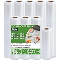 Rotoli Sottovuoto Per Alimenti 4 Pezzi - 15/20x600 Cm, 170µm, Senza BPA, Per Sous Vide E Conservazione - Foto 7