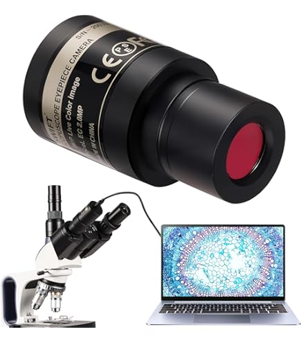 Microscopio ocular suministros de AmScope, par de ocular de campo