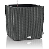 Lechuza Cottage Planting Bucket 30 x 30 x 30 cm Granite