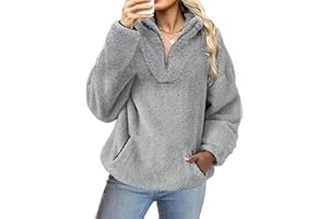 Koerye Felpe Donna Senza Cappuccio Pullover Pile Top Casual Termico Manica Lunga Pullover Tops Eleganti Caldo Hoodie Fleece Jumper