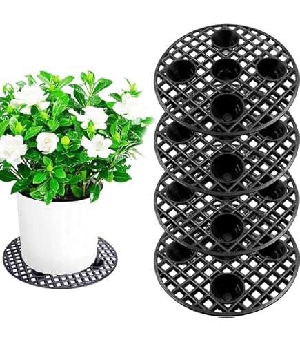Pot De Fleur Trou Maille Pad 10 Pièces Jardinage Pot De Fleur Trou Maille Tapis Pad Plante