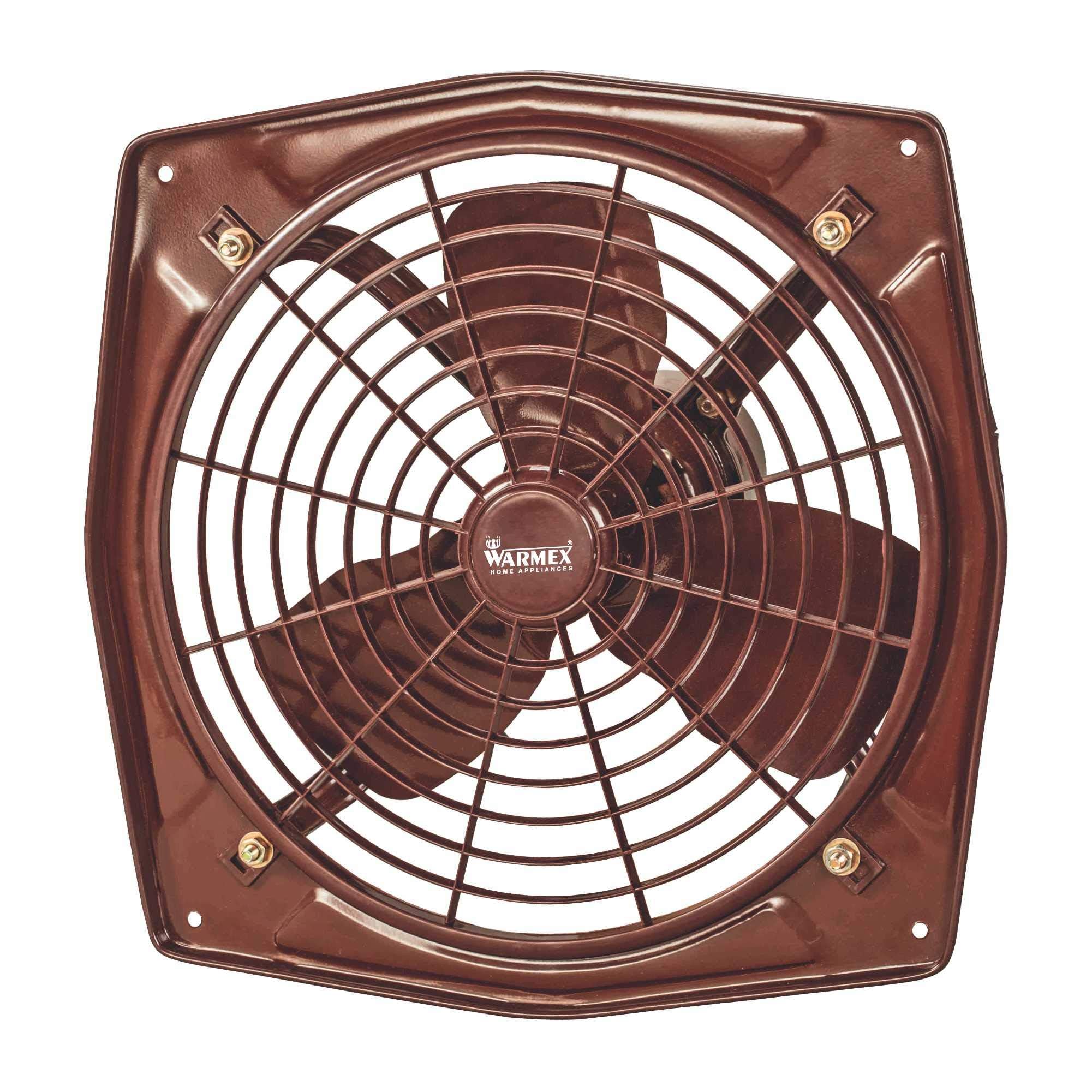 Warmex 230mm - 9"Inch 65 Watt Dual Side Powerful Reversible High Speed Copper Motor Metal Exhaust Air Ventilation Fan Suitable for Room, Kitchen, Bathroom & Office with Strong Air Suction, Rust-Proof