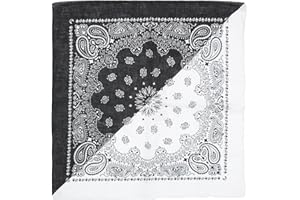Topkids Accessories Paisley Bandanas für Frauen und Männer, Haarbandana, Hals-Carf Männer, Hals-Slipper Männer, Stirnbänder, Bandanasjal, Gesichtsschutz, Bandana Stirnband