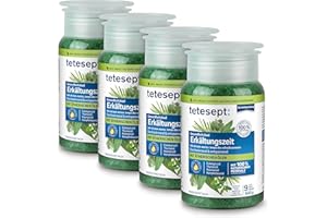 tetesept - Sale marino additivo da bagno, speciale per il freddo, Confezione da 4 Pezzi