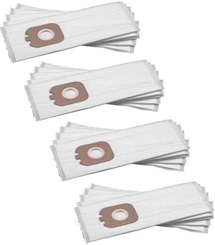 vhbw 10x sacchetto compatibile con Rowenta RS 700-799 Tonixo, RS727, RS723, RS 727, RS 723 aspirapolvere - 28cm x 18,5cm color sabbia