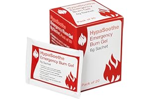 Safety First Aid Group HypaSoothe Emergency Burn Gel 6g Sachets, Pack 20